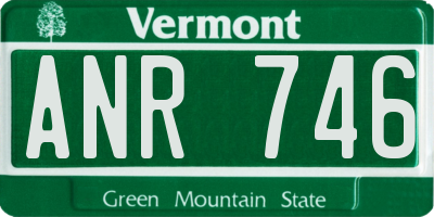 VT license plate ANR746