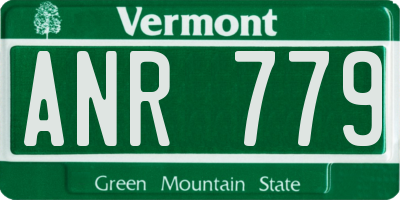 VT license plate ANR779
