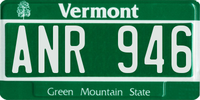 VT license plate ANR946