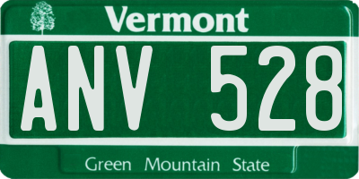 VT license plate ANV528