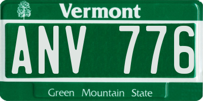VT license plate ANV776