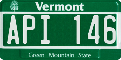 VT license plate API146