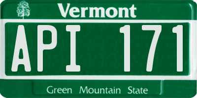 VT license plate API171