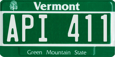 VT license plate API411