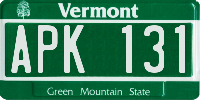 VT license plate APK131