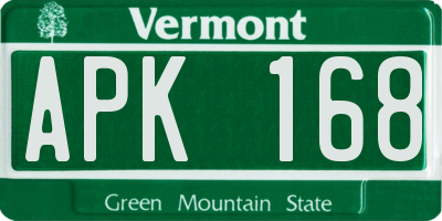VT license plate APK168