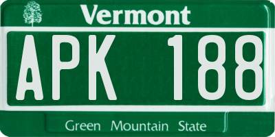 VT license plate APK188