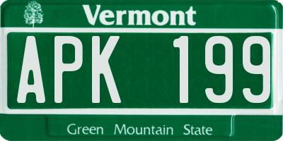 VT license plate APK199