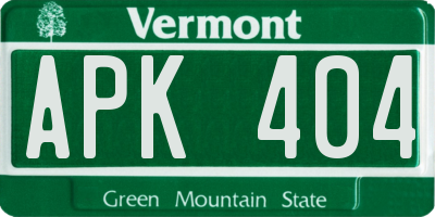VT license plate APK404
