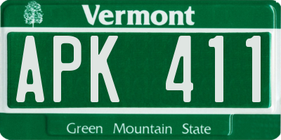 VT license plate APK411