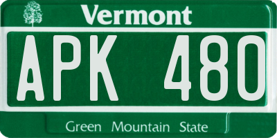 VT license plate APK480