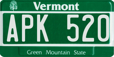 VT license plate APK520