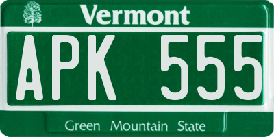 VT license plate APK555