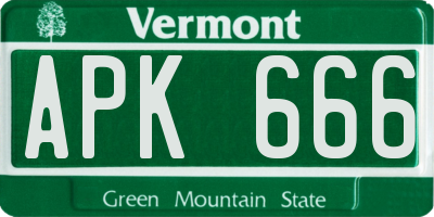 VT license plate APK666