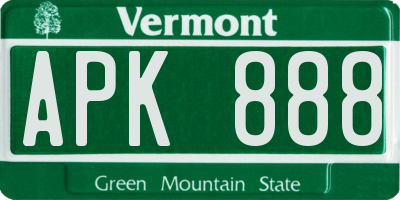 VT license plate APK888
