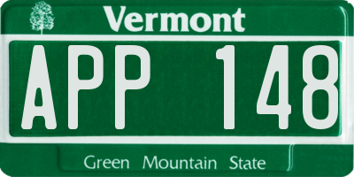 VT license plate APP148