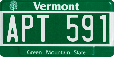 VT license plate APT591