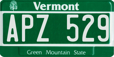 VT license plate APZ529