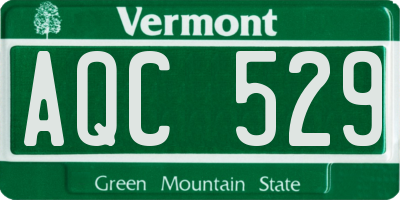 VT license plate AQC529