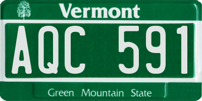 VT license plate AQC591