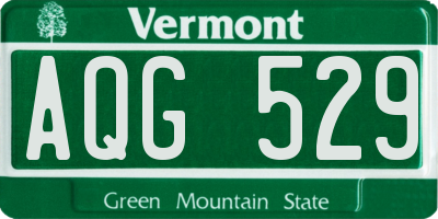 VT license plate AQG529