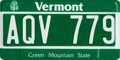 VT license plate AQV779