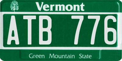 VT license plate ATB776