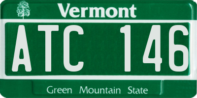 VT license plate ATC146