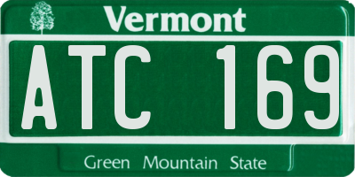 VT license plate ATC169