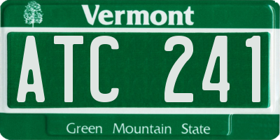 VT license plate ATC241