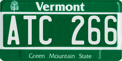 VT license plate ATC266