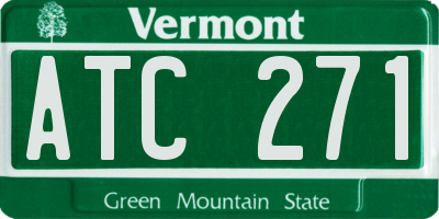 VT license plate ATC271