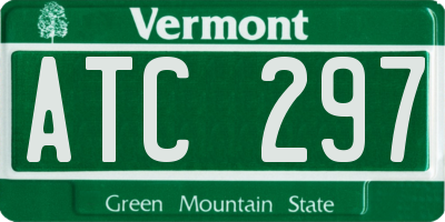 VT license plate ATC297
