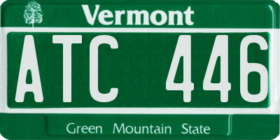 VT license plate ATC446