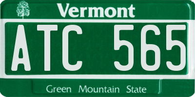 VT license plate ATC565