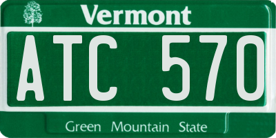 VT license plate ATC570