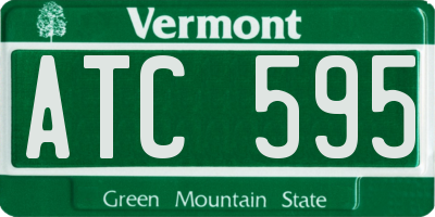 VT license plate ATC595