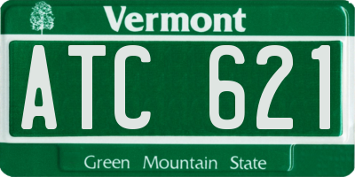 VT license plate ATC621