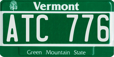 VT license plate ATC776