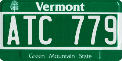 VT license plate ATC779