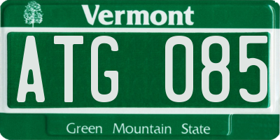VT license plate ATG085