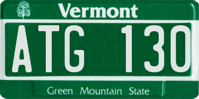 VT license plate ATG130