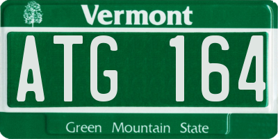 VT license plate ATG164
