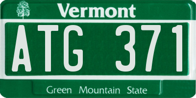 VT license plate ATG371