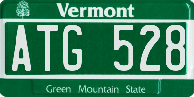 VT license plate ATG528