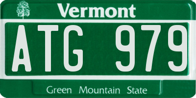 VT license plate ATG979