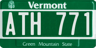 VT license plate ATH771