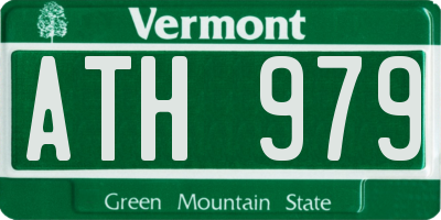 VT license plate ATH979