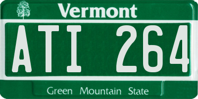VT license plate ATI264