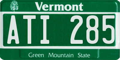 VT license plate ATI285